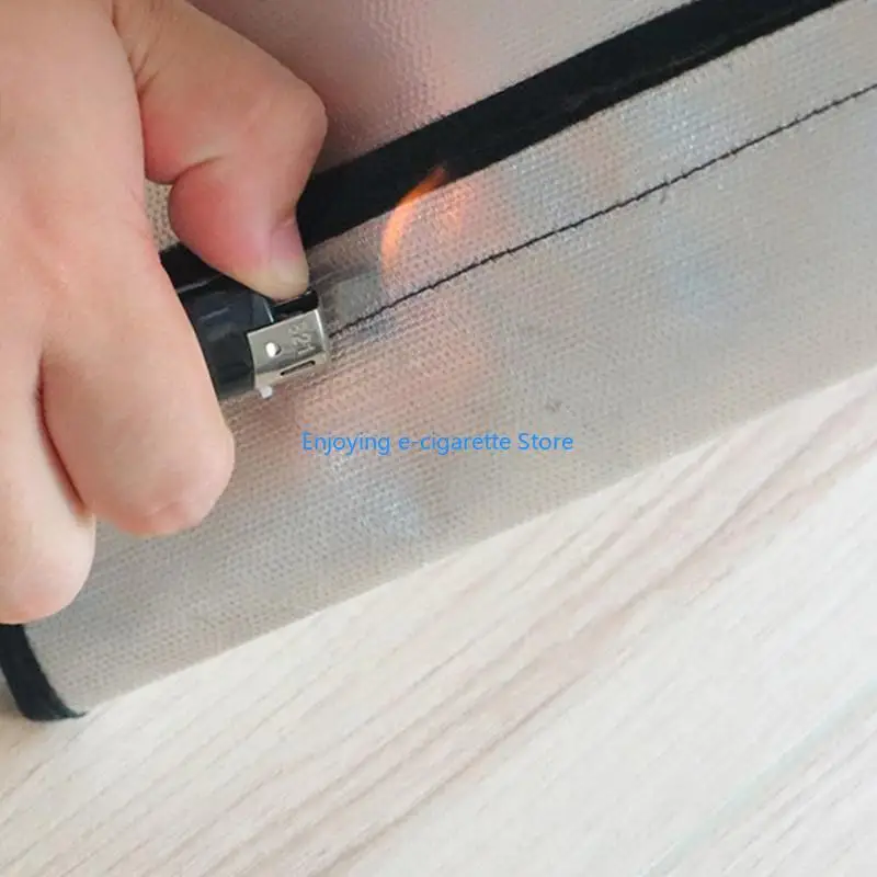 Feuerbeständige Fiberglas-Dokumententaschen, multifunktionale, wasserdichte Aktenaufbewahrungstasche für den täglichen Gebrauch – Detail 4