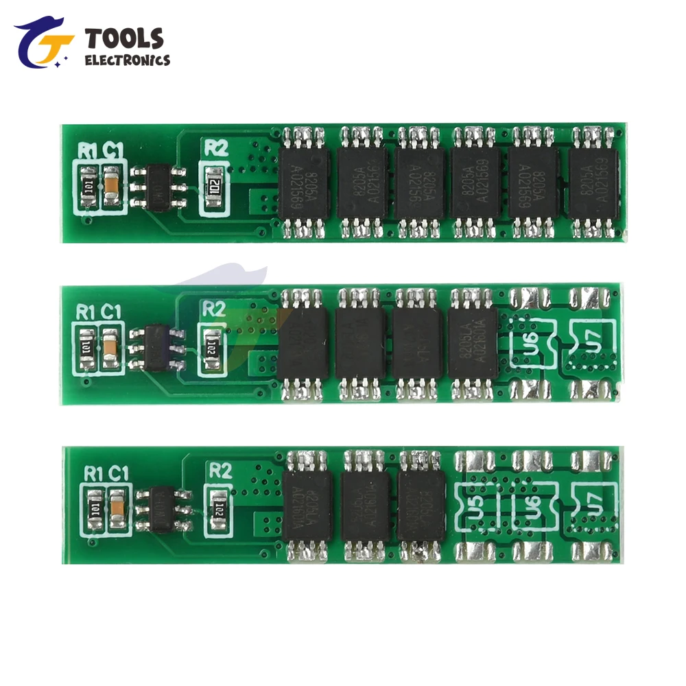 1S 3.7V Lithium Battery Protection Board 3MOS 4MOS 6MOS Compatible with 18650 Polymer Battery Protection Board