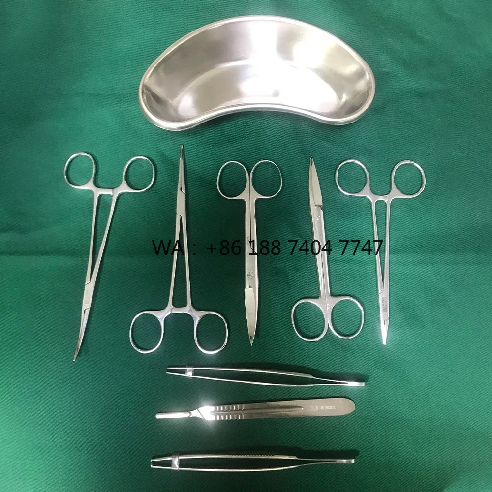 High Quality Professional Medical Operation Kit Steel Suturing Set Surgical Instrument For Sale Hospital