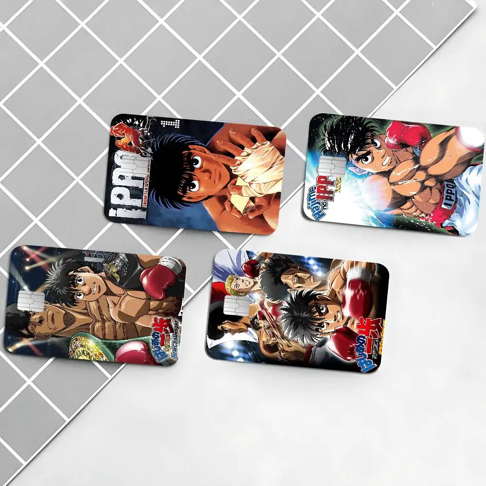 Japanese H-hajime No Anime I-ippo Anime Front Cover Film Sticker Skin for Credit Debit Card Small Large Chip