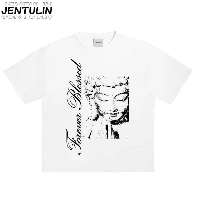 Men Clothing Y2k Style Punk Printing Women Sexy Tee Tops Vintage Slim Tees GothicTops 2000s Summer Cool Printing Tees Clothes