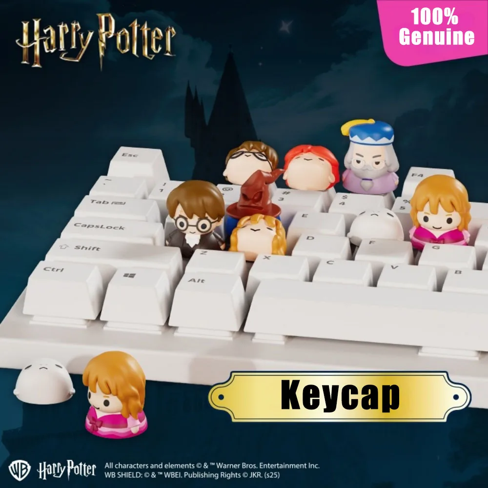 

Genuine Harry Potter Keycap Cartoon Keyboard Custom ESC Cap Keyboard Decorations Ron Hermione Mechanical Girls Gifts