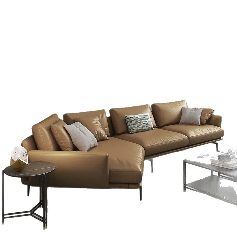 

Italian sofa combination small apartment living room modern simple furniture sofa