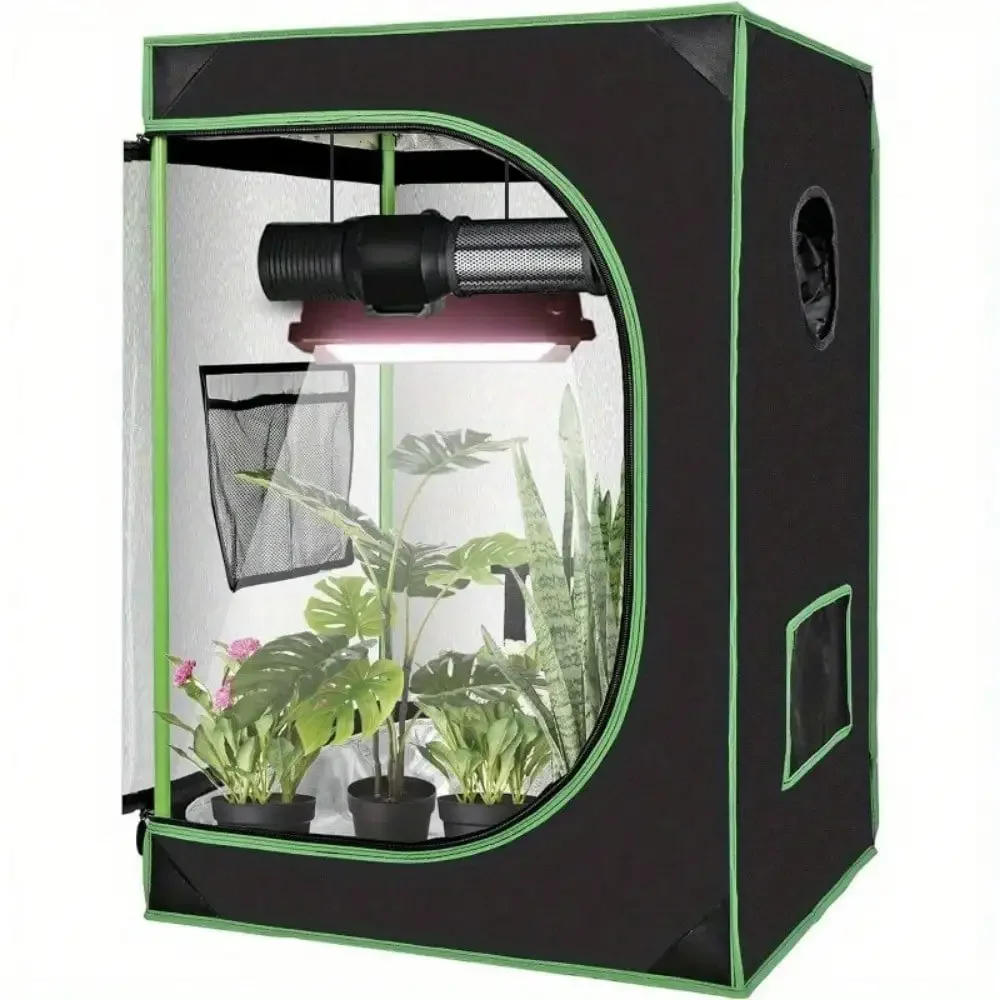 

48"x24"x60" Grow Tent Indoor Greenhouse Hydroponic Mushroom w/Observation Window