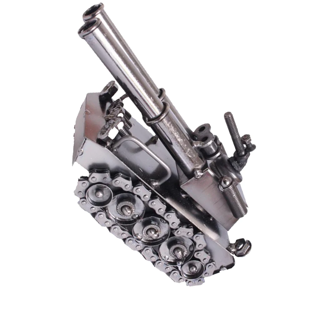 

Iron Motorcycle naments Tank Model Vintage Decorations Metal Craft Collectibles Non Vehicle Toys Wrought Iron Shape