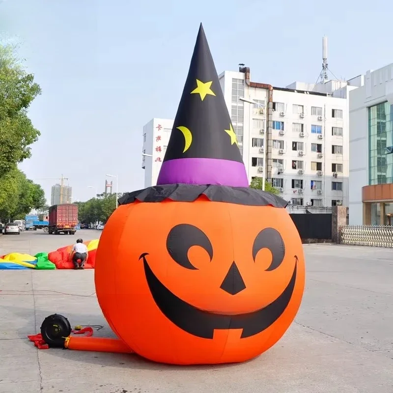 Halloween pumpkin, outdoor inflatable advertising Halloween products, giant inflatable model pumpkin
