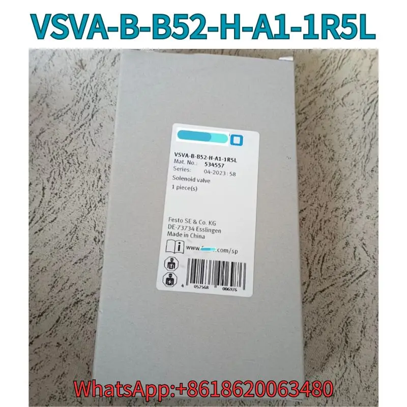 New Electromagnetic valve 534557 VSVA-B-B52-H-A1-1R5L Fast Shipping