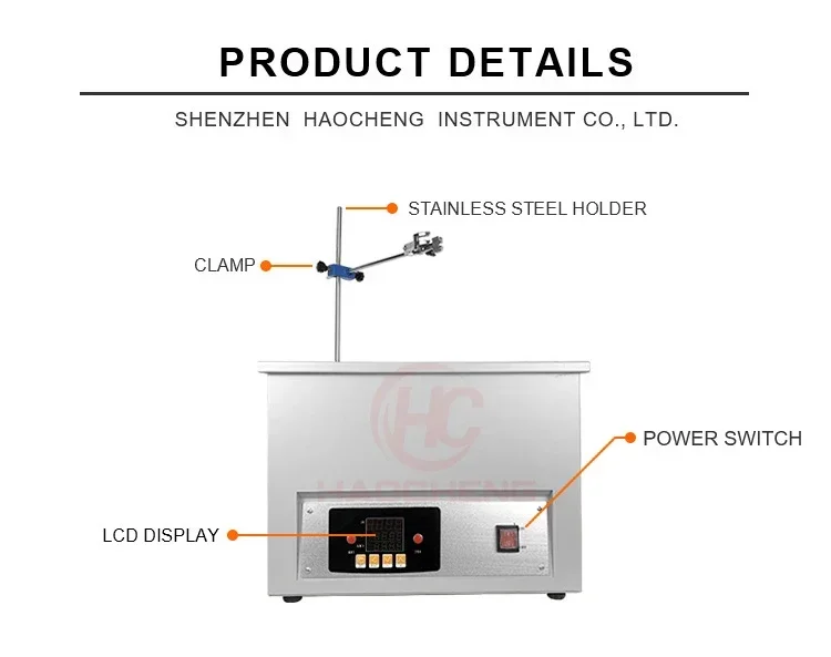 Manto de aquecimento digital de química de 10L e agitação para alta temperatura