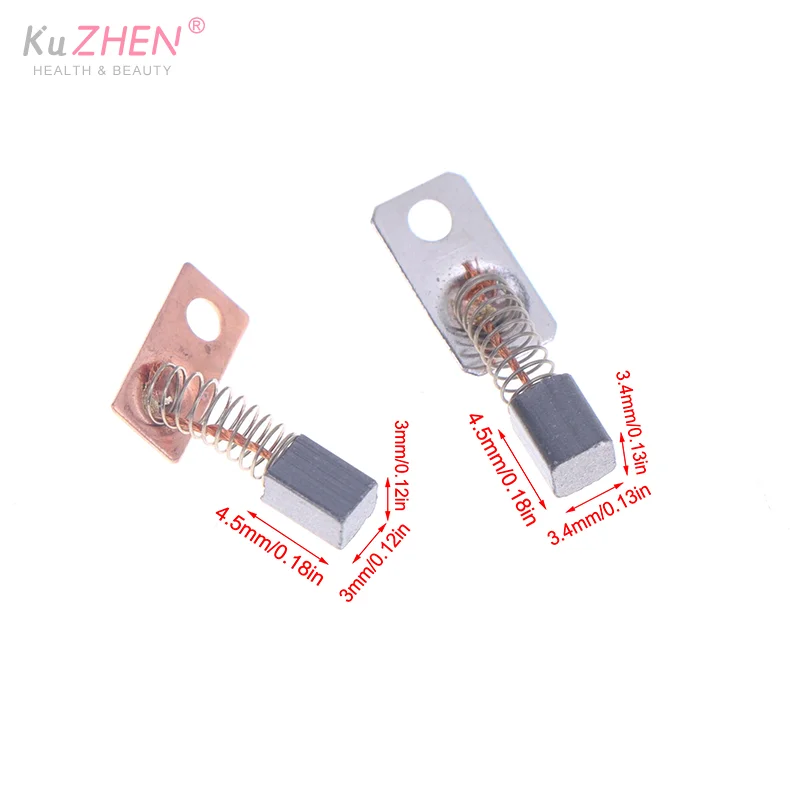 2Pairs/Pack Handle High Quality Carbon Brush Strong 210 90 102L Nail Drill Electric Nail Enhancement Machine Handle Accessories