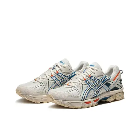 ASICS Gel-Kahana 8, trendy and versatile, men's low-top outdoor running shoes, brown and blue 1011B109-203
