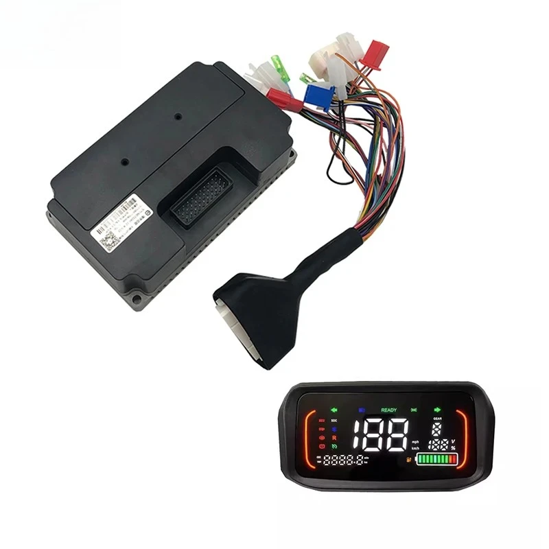 ND72200 48V-72V 55A BLDC Sine Wave Hall Sensor Controller with N7 Display Speedometer for 800W-1500W Motor