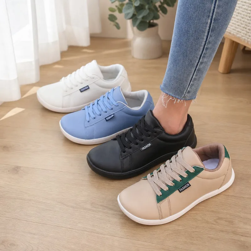 

Womens Shoes White Unisex Wide Version Minimalist Barefoot Sneakers Relaxing Gym Barefoot Casual Shoes for Spring Summer