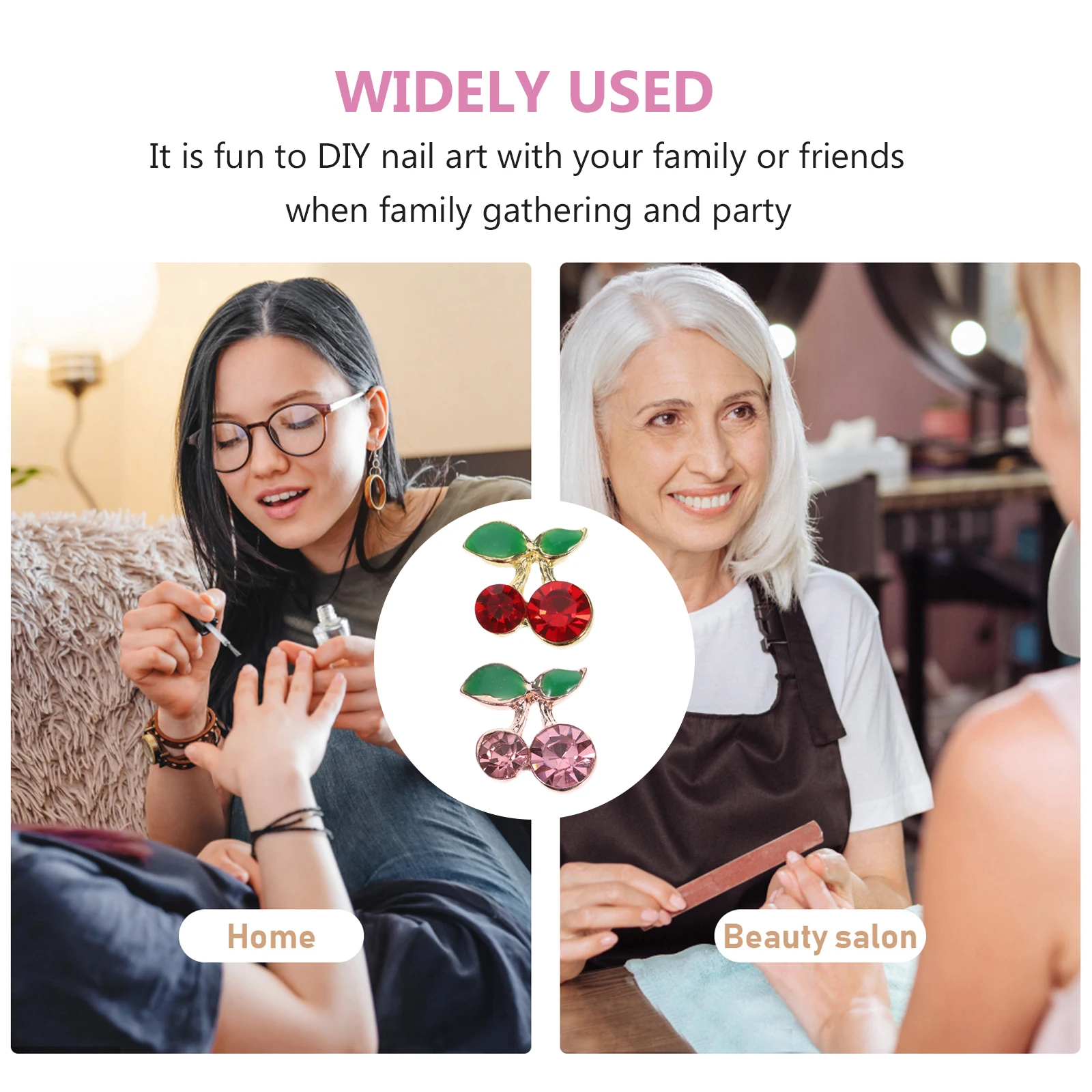 

60Pcs Water Drill Nail Art Supplies Beautiful Charms Crystals Gems Studs for DIY Craft Decorating Nails Nail Art Supplies