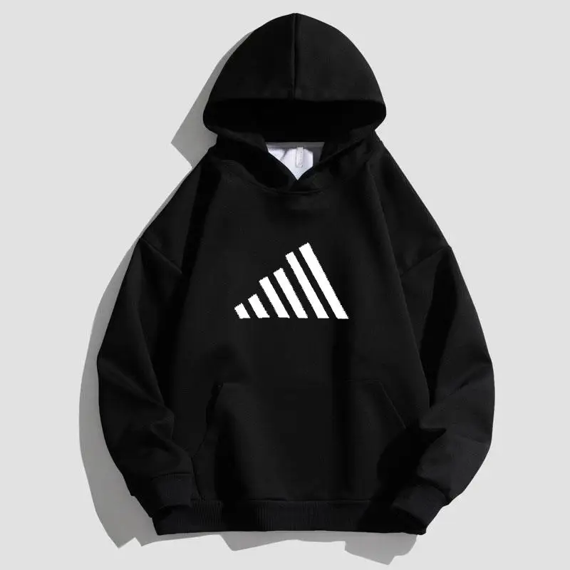 

Well-Known Brand Print Men's Hoodie Cotton Retro American Street And Women's Sweater Casual Loose Versatile Couple