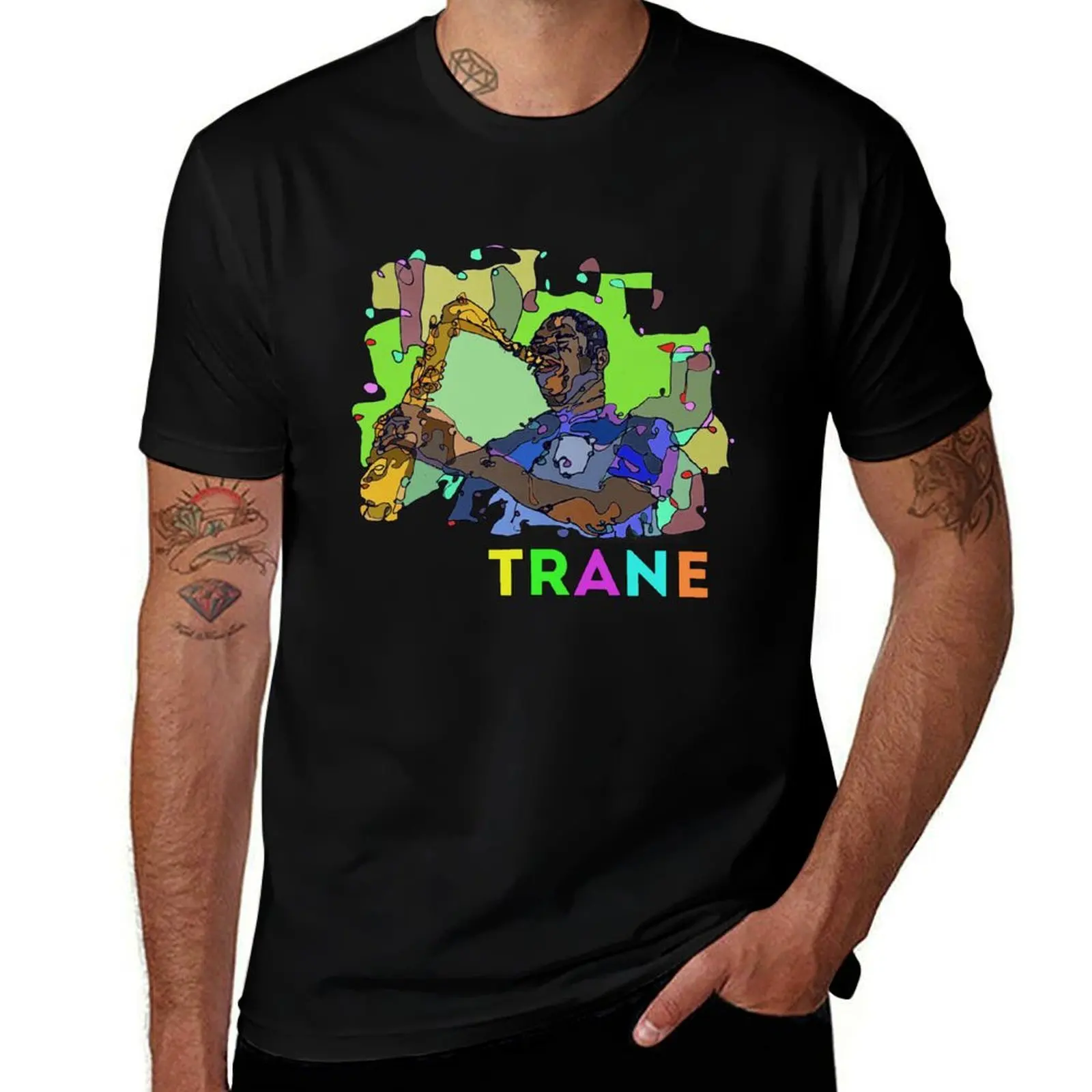 

TRANE (John Coltrane) - Jazz Legends Art Series by Hristo Vitchev T-Shirt quick-drying quick drying mens t shirt graphic