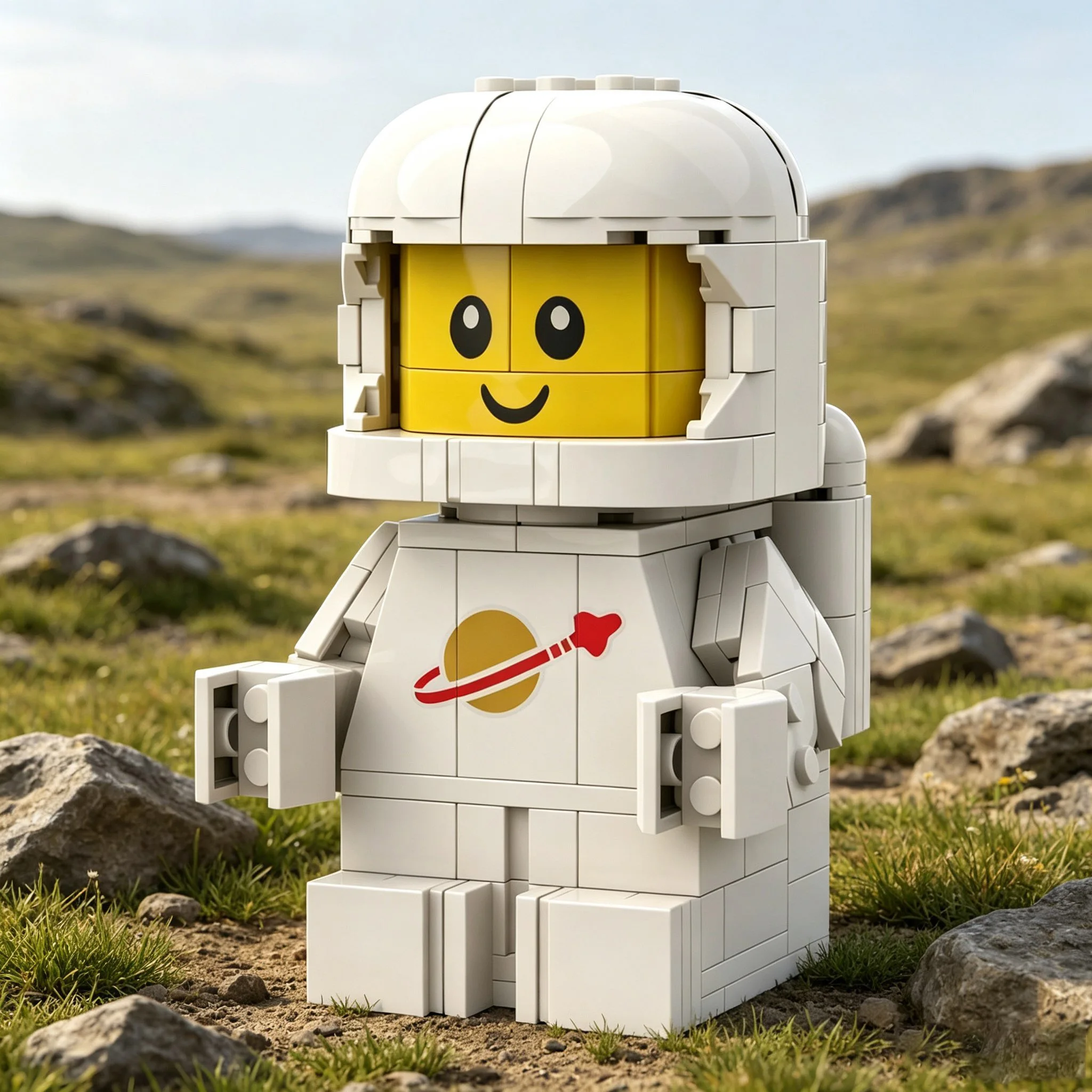 

Classic Space Astronaut Character Building Blocks Mini Spaceman Model Creative Desktop Ornament DIY Bricks Toy For Collection