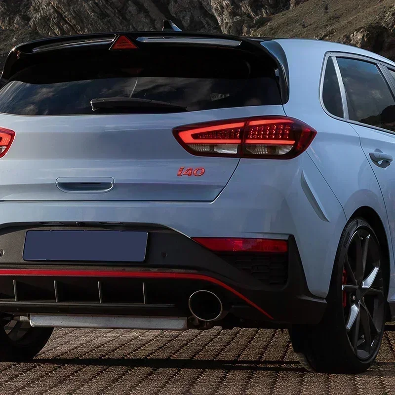 ثلاثية الأبعاد سيارة معدنية رسالة الخلفي الجذع الشارات شعار شارة الحاجز الجانب ملصق مائي التصميم اكسسوارات لشركة هيونداي I10 I20 I30 I40 #3