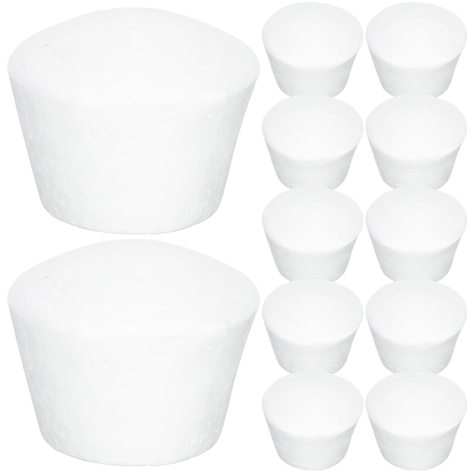 20 Pcs Foam Cake Embryo Small Model DIY Wedding Foams Decorating Decorate Practicing Fake Mold Man Bride