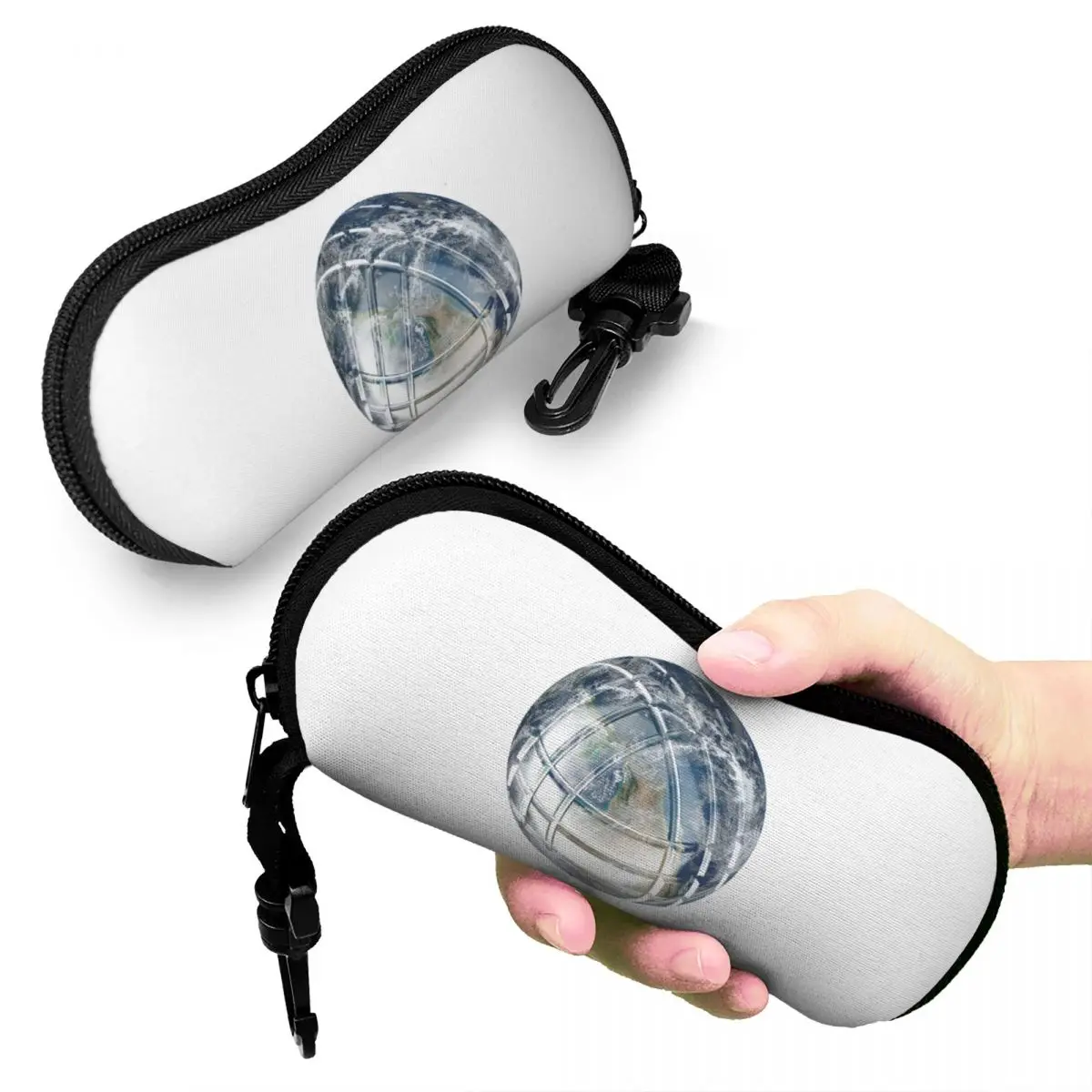

Petanque Shell Glasses Case Protective Sunglasses Box Women Men Soft Eyeglasses Bag Pouch