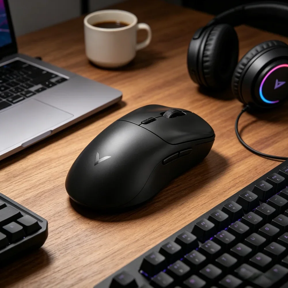 53g Lightweight Rapoo VT3 MAX P5 Plus Wireless Gaming Mouse True 8K Polling Rate 750Hr Battery Life Macro Enabled
