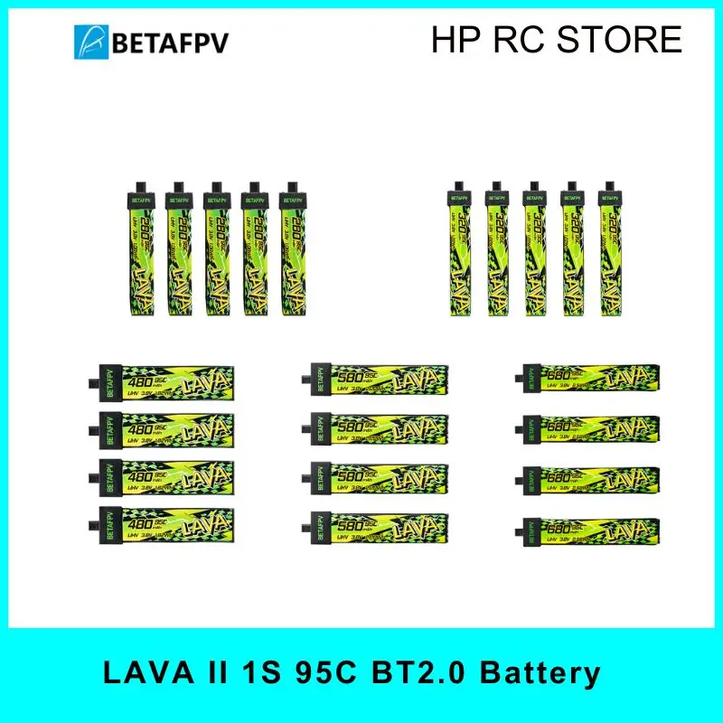 Image of BETAFPV LAVA II 1S FPV Drohnen-Akku, 280/320/480/580/680mAh, mit BT2.0 Anschluss, Geeignet für Air65.