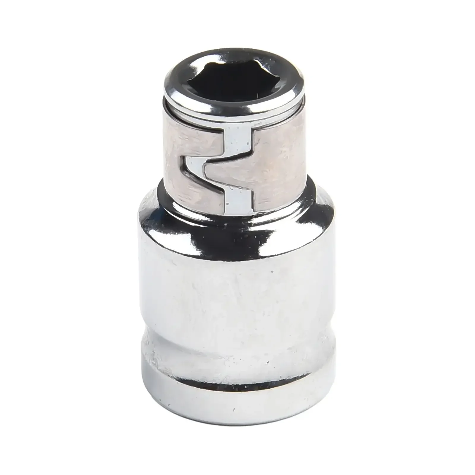 Rust Resistant 3 8 Square To 1 4 Hex Socket Adapter  Self Locking Design  Perfect for Driver and Socket Wrench