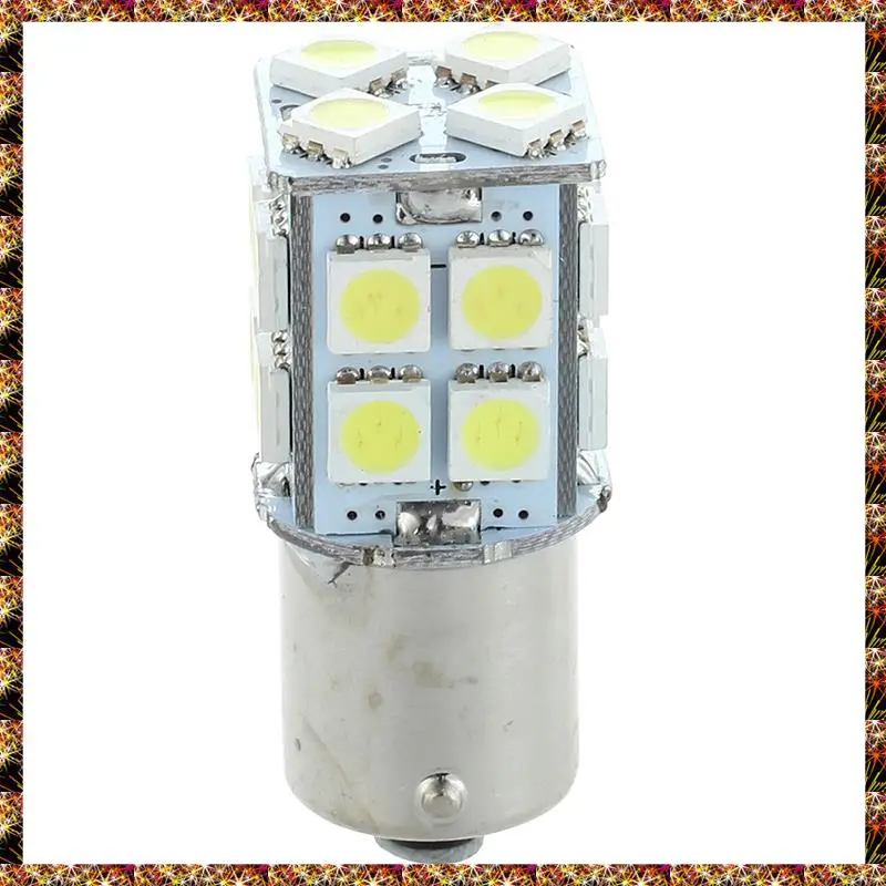 BTCL 2X 1156 BA15S P21W 20 SMD LED หลอดไฟด้านหลังสีขาว 300LM 1.2W รถอัตโนมัติ