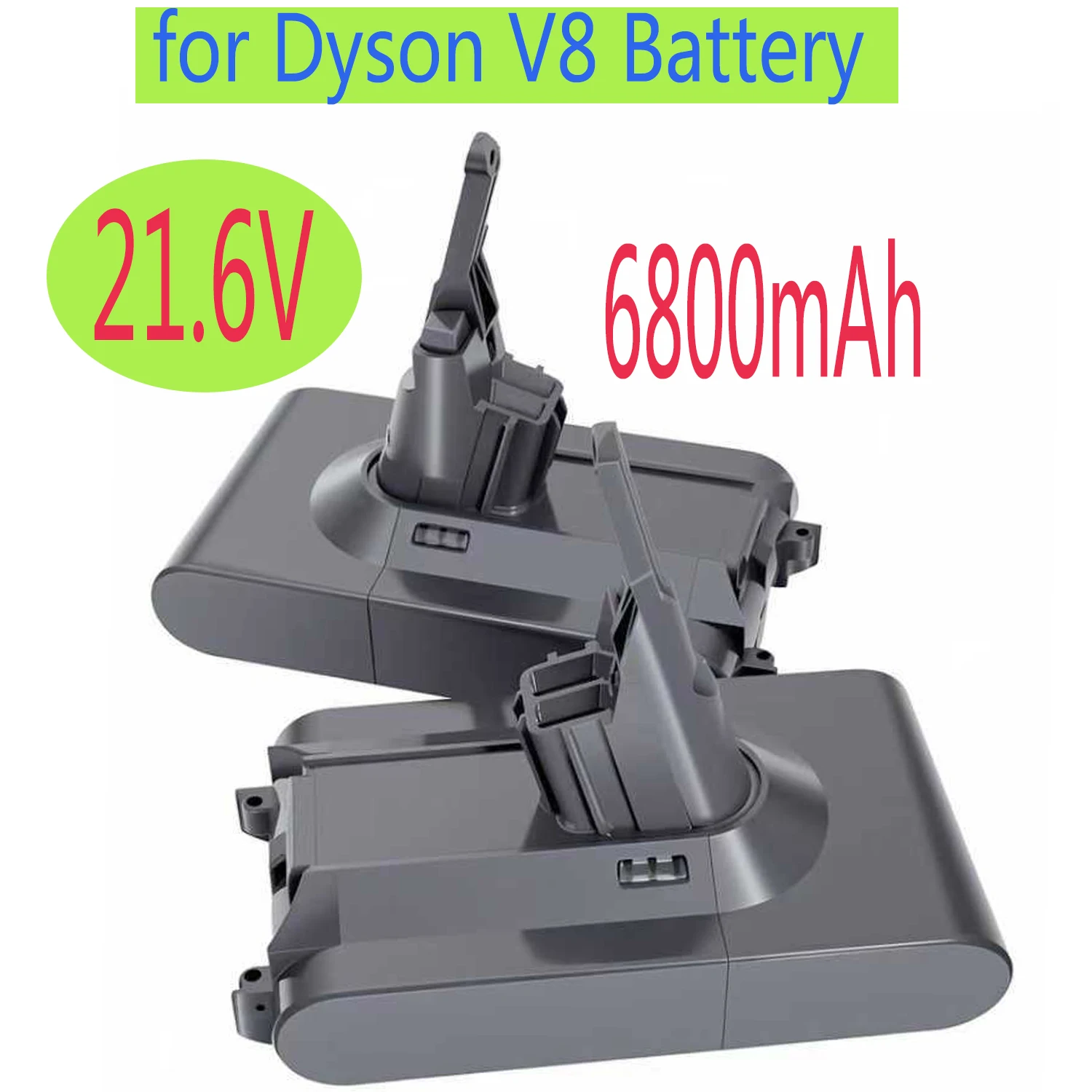 SV10 6800mAh 21.6V Li-ion Replacement Battery For Dyson V8 Battery Absolute Vacuum Cleaner  series Rechargeable Battery