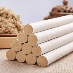 10Pcs Moxibustion Rolls Made from Pure Mugwort Leaves Chinese Herbal Medicine Moxa Sticks Herb Heating Warm Body Massage Plant