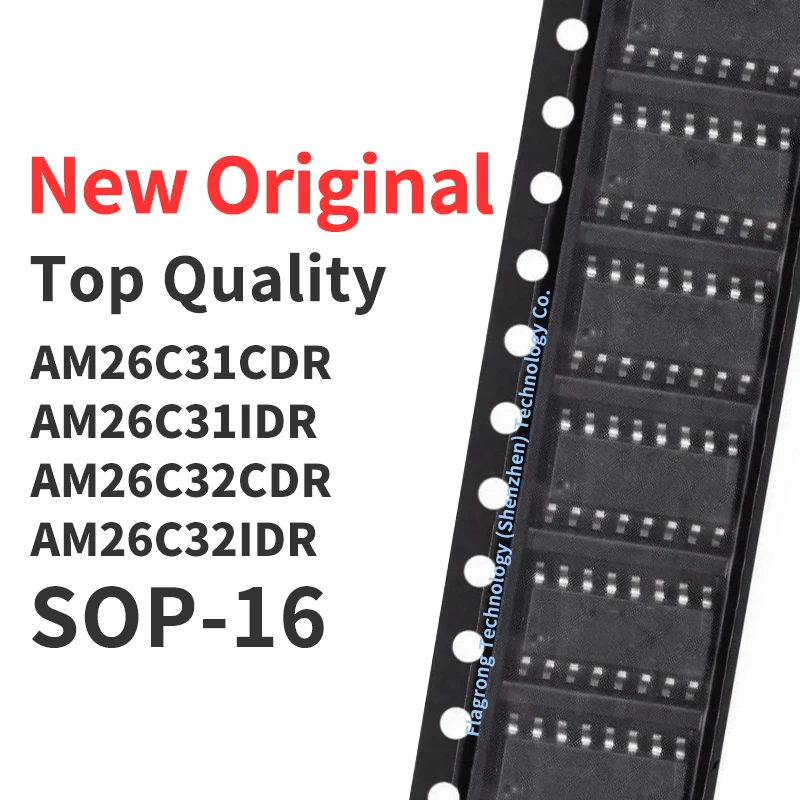 (10 Pcs) AM26C31CDR AM26C31IDR AM26C32CDR AM26C32IDR SOP-16 New Original Chip IC