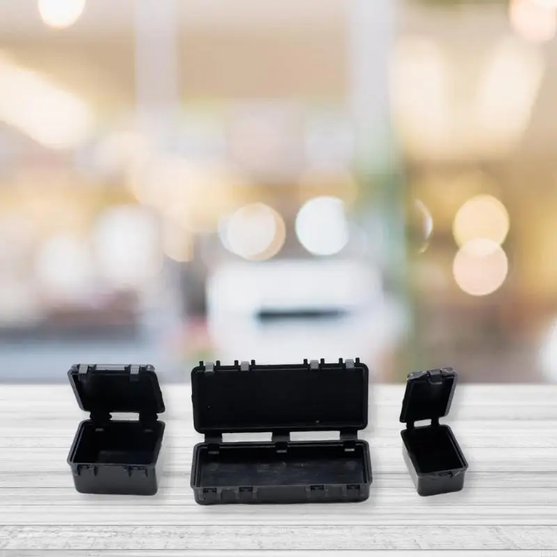 Boîtier boîte à outils Équipement d'équipement pour les pièces intérieures voiture camion SCX24 TRUNT MODÈLE MODÈLE