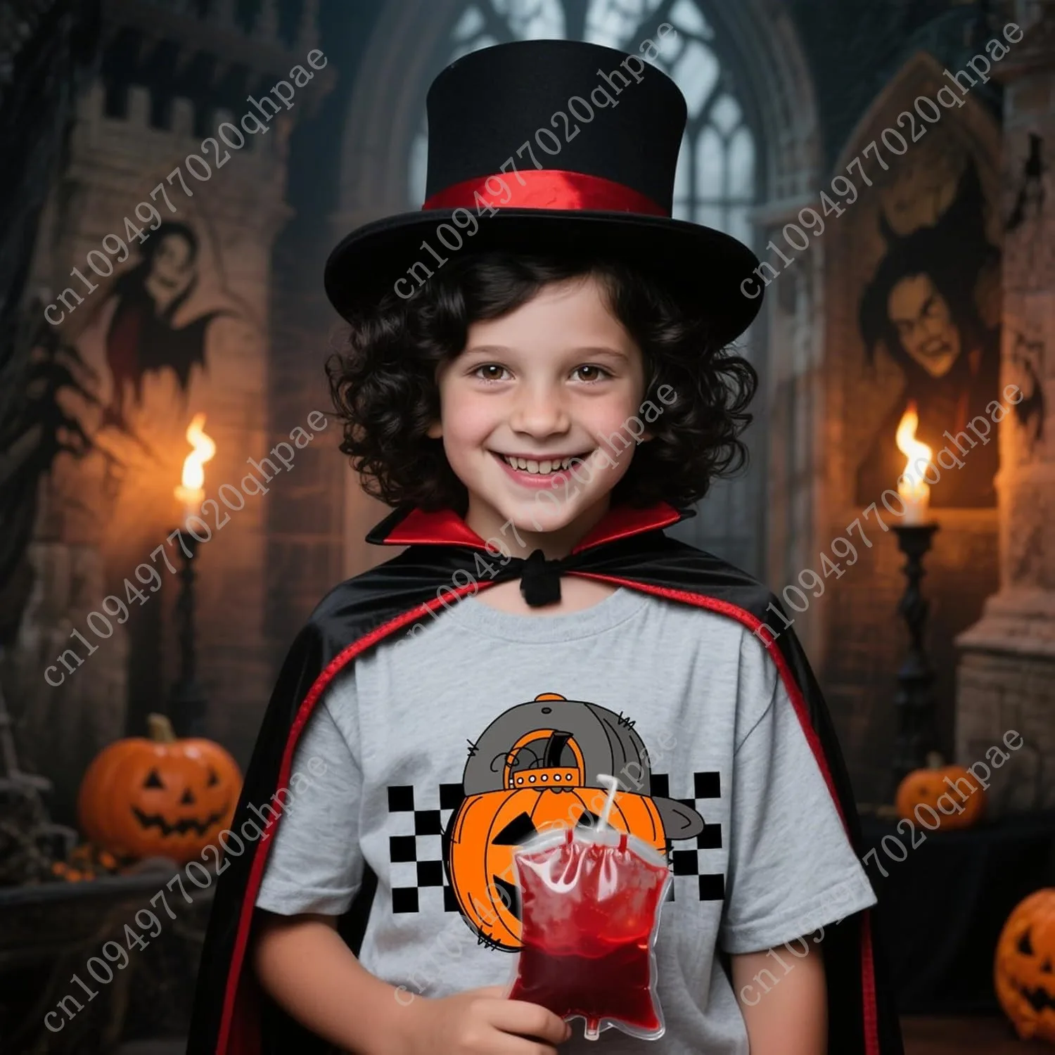 Garçons Halloween chemise enfant en bas âge enfants à manches courtes T-Shirt fantôme citrouille dinosaure monstre camion t-shirts hauts 2-7 ans