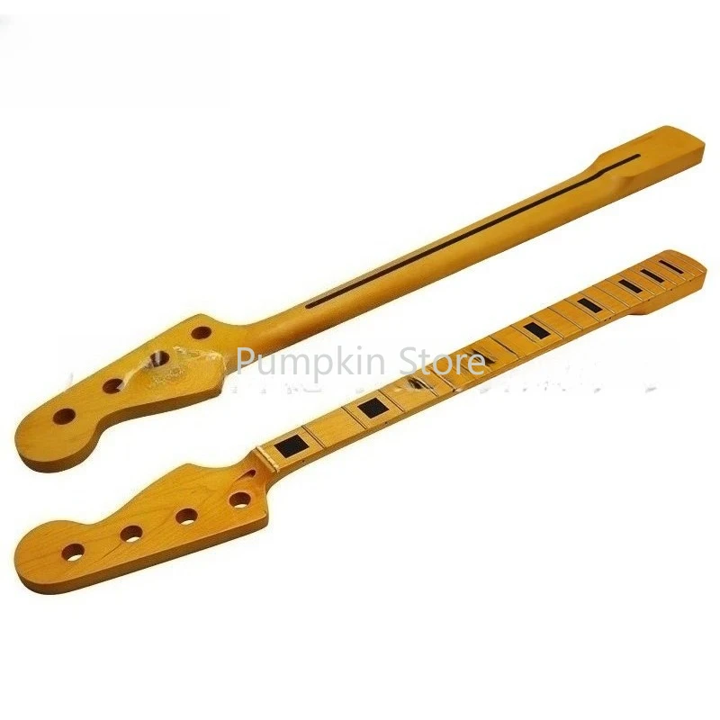 Four-string bass guitar neck electric guitar matte 20-pint handle square electric bass handle DIY