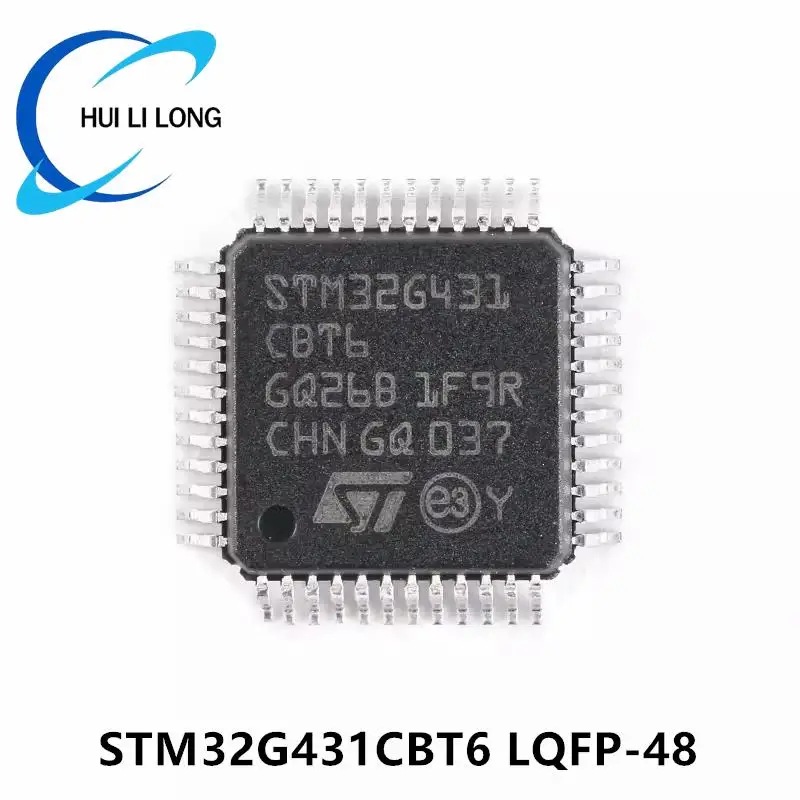 رقاقة MCU IC الأصلية ، stm32g1cbt6 ، وحدة تحكم ، STM32G431 ، STM32 ، G431CBT6 ، LQFP48 ، 52-Bit ، جديدة