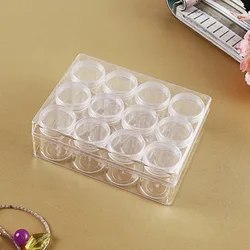 Diamond Painting Storage Box, Bead Organizer Box for Jewelry Beads Rings Charms Glitter Rhinestones