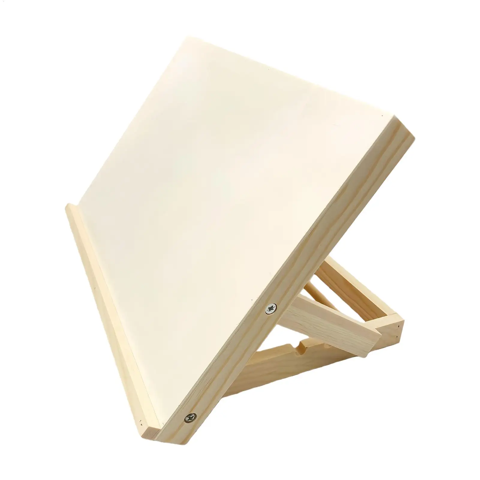 Desk Easel Foldable Tabletop Easel Lightweight Portable Wood Drawing Easel Art Supply Adjustable Sketching Painting Board
