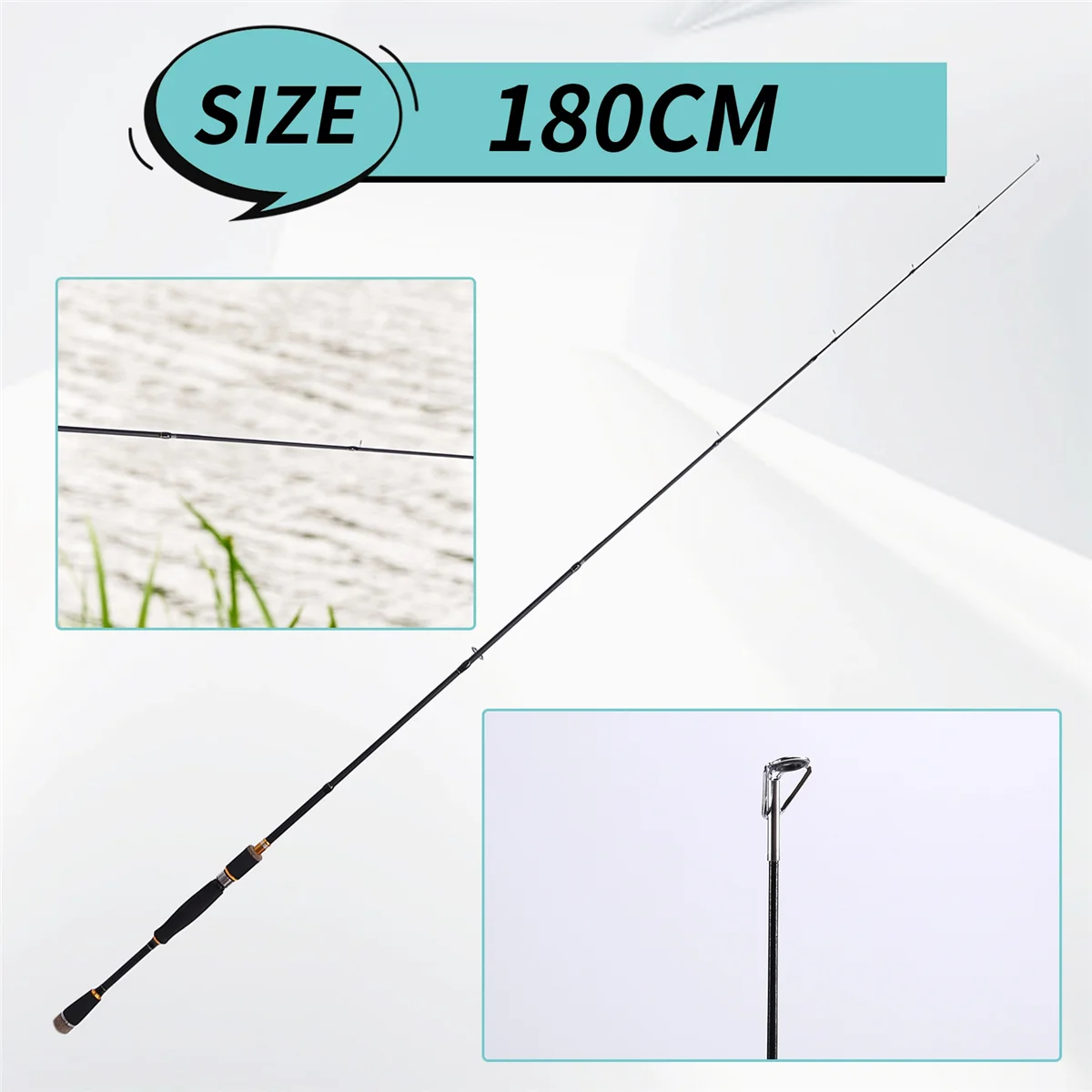 

【FITTING!】Carbon Road Subrod Ml Adjustable Joint Rod Multi-Joint Straight Handle Fishing Rod Outdoor Portable Fishing Rod 180cm