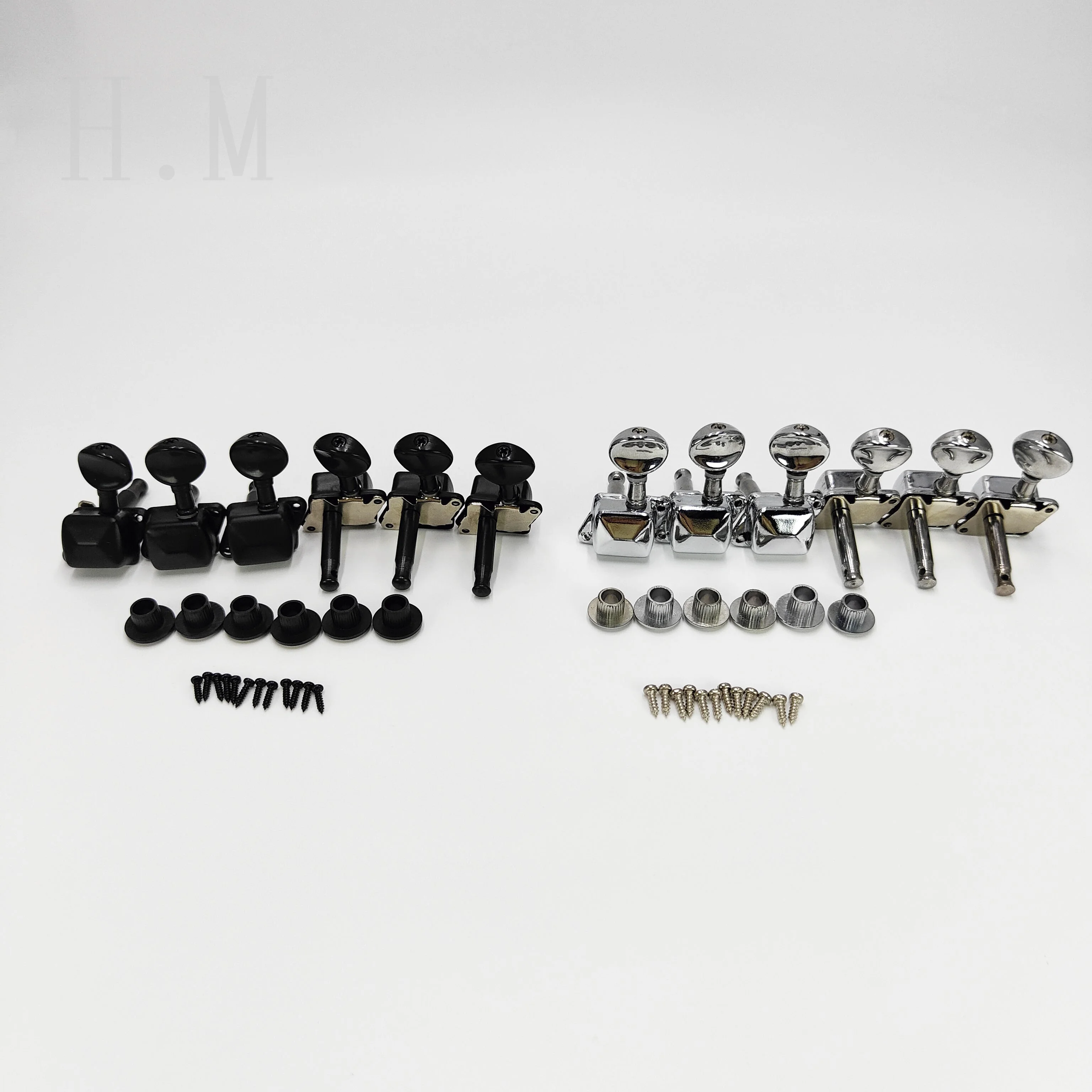 

6pcs/set High-quality Acoustic Guitr Tuning Pegs semi-closed covered small round head Tuning Pegs Guitar accessories