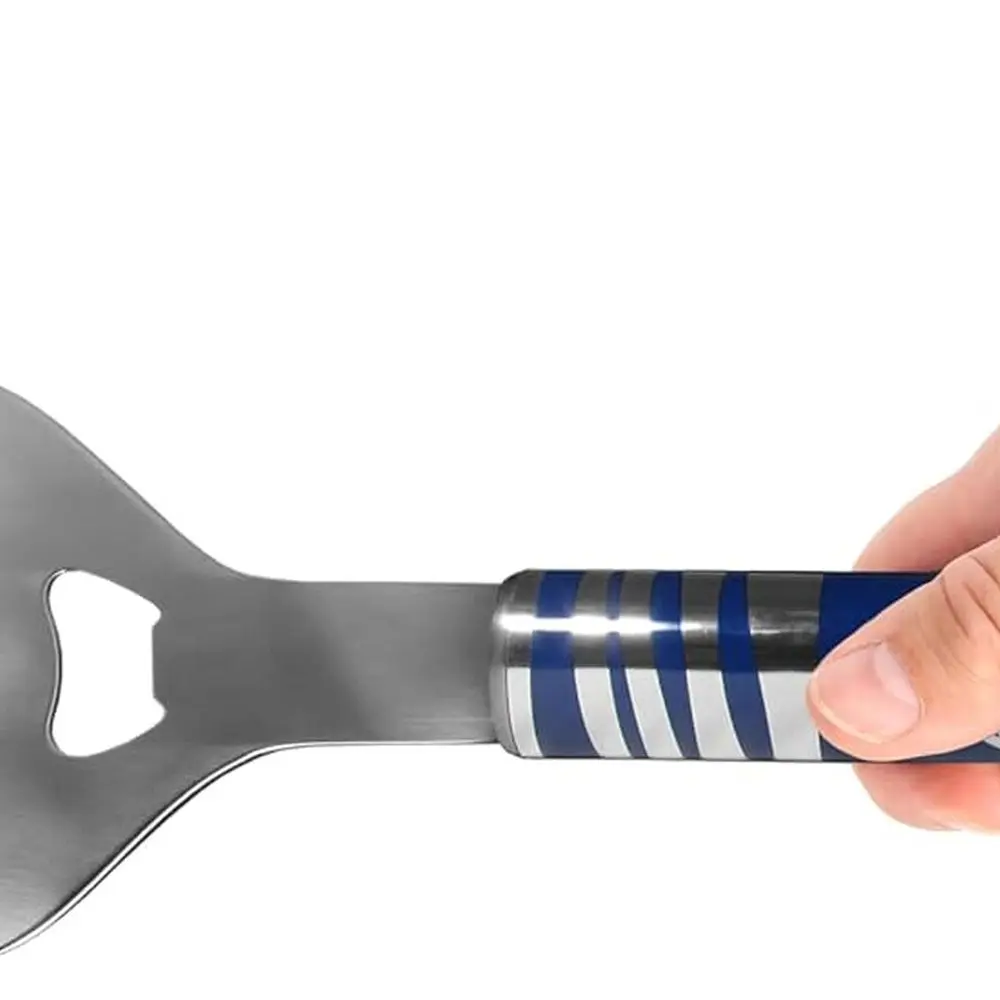 مجموعة أدوات شواء فولاذية مكونة من 4 قطع لمحبي إنديانابوليس كولتس، ملونة للفريق، مقاس واحد #2