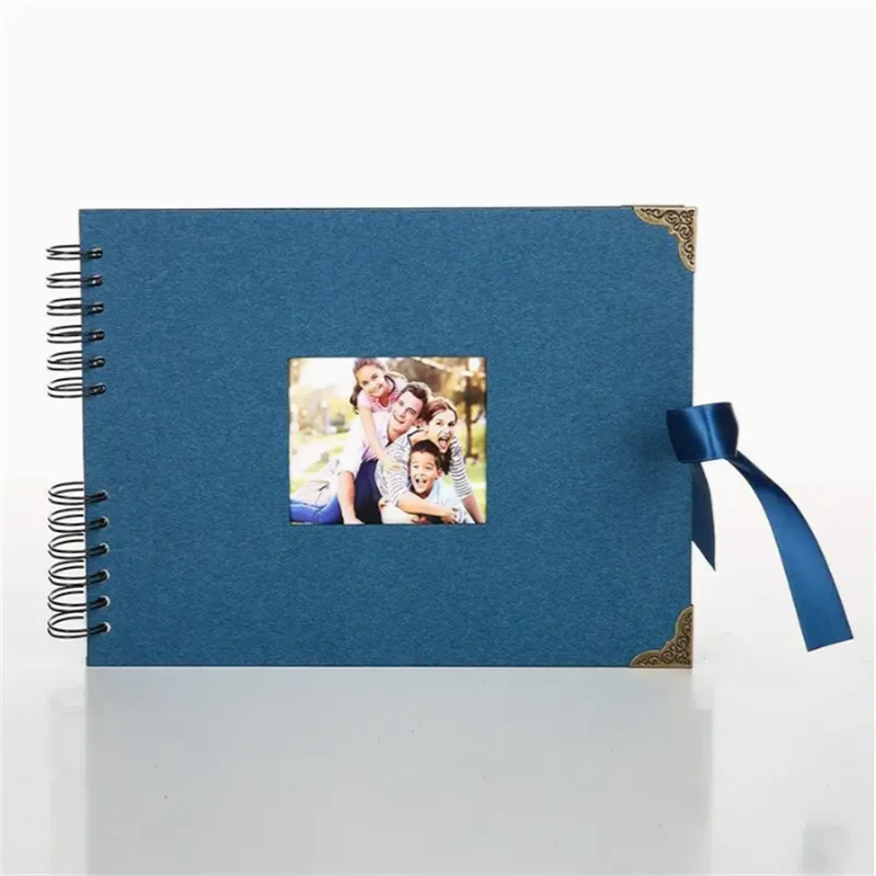 Open Window Photo Album Self-adhesive Photo Album Collection Book Handmade Commemorative Wedding Photo Album Home Christmas Gift