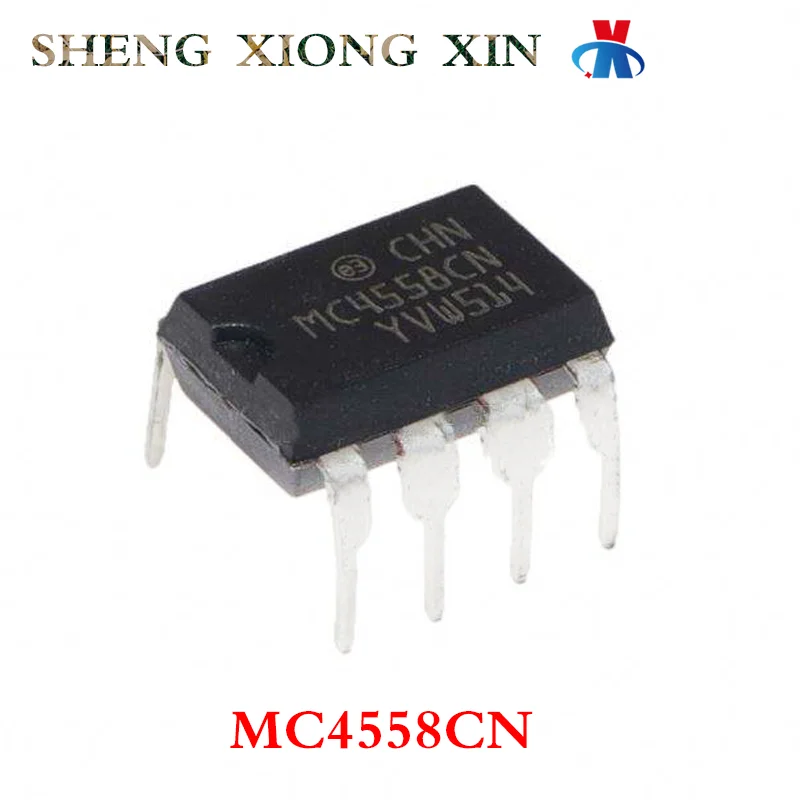 

10pcs/Lot 100% New MC4558CN DIP-8 Operational Amplifier Buffer Amplifier MC4558 4558 Integrated Circuit