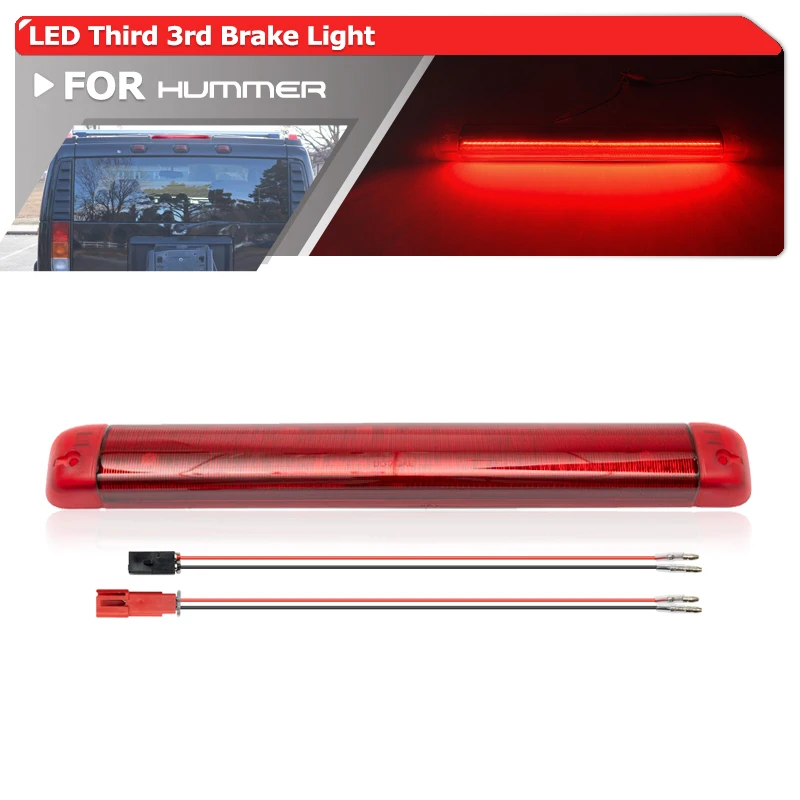 

For Hummer H2 2003-2009 For Chevrolet C/K1500 Suburban Tahoe Blazer GMC Yukon XL Led High Mount 3rd Brake Light Car Stop Lamp