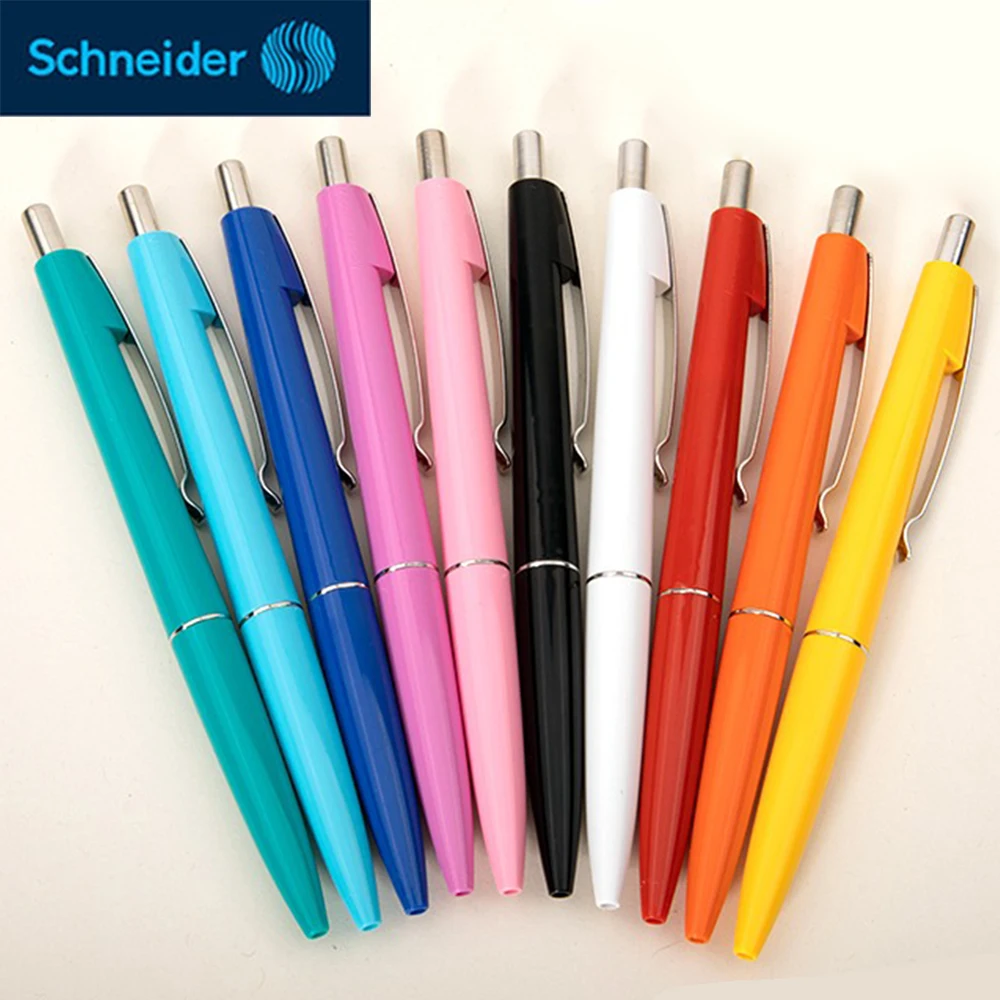

1pcs Schneider Ballpoint Pen OFFICE 1-second Quick Drying Large Capacity Writing Stationery 0.5mm G2 Refill School Supplies