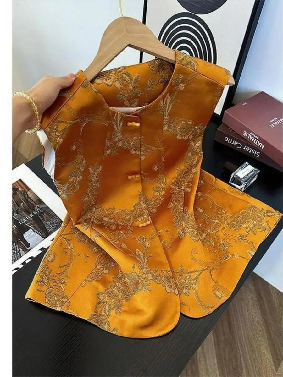 

Новая круглая вышитая жилетка Ne Svel, осенняя модная женская кофта в национальном стиле, укороченная, для ношения под одеждой XD6882