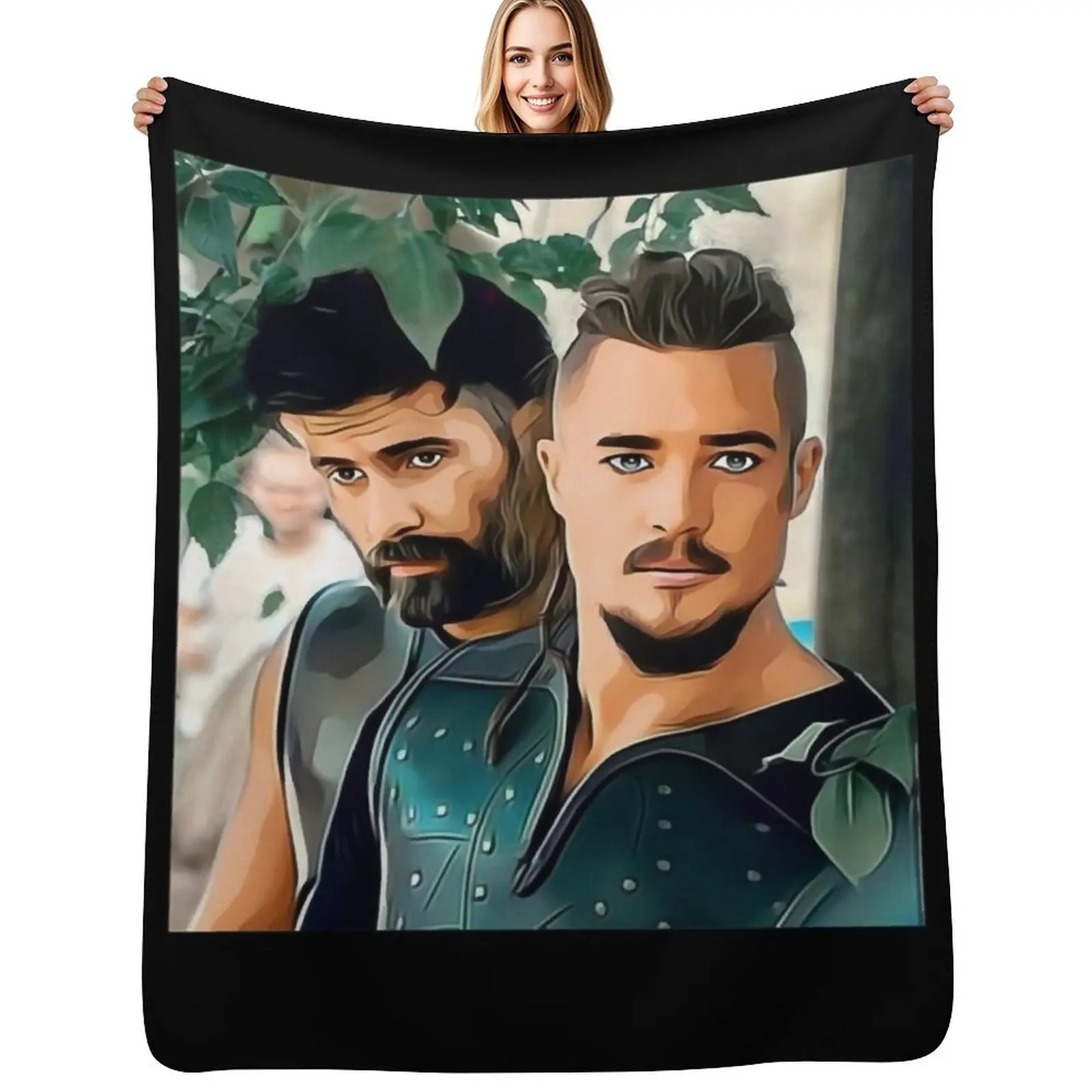 Special Present Uhtred Of Bebbanburg Gift For Music Fans Throw Blanket Sofa wednesday Decoratives Soft Big Furry Blankets