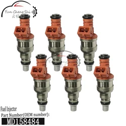 6PCS Fuel Injectors MD158484 INP-066 For DODGE CHRYSLER PLYMOUTH Voyager V6 3.0L 92-2000