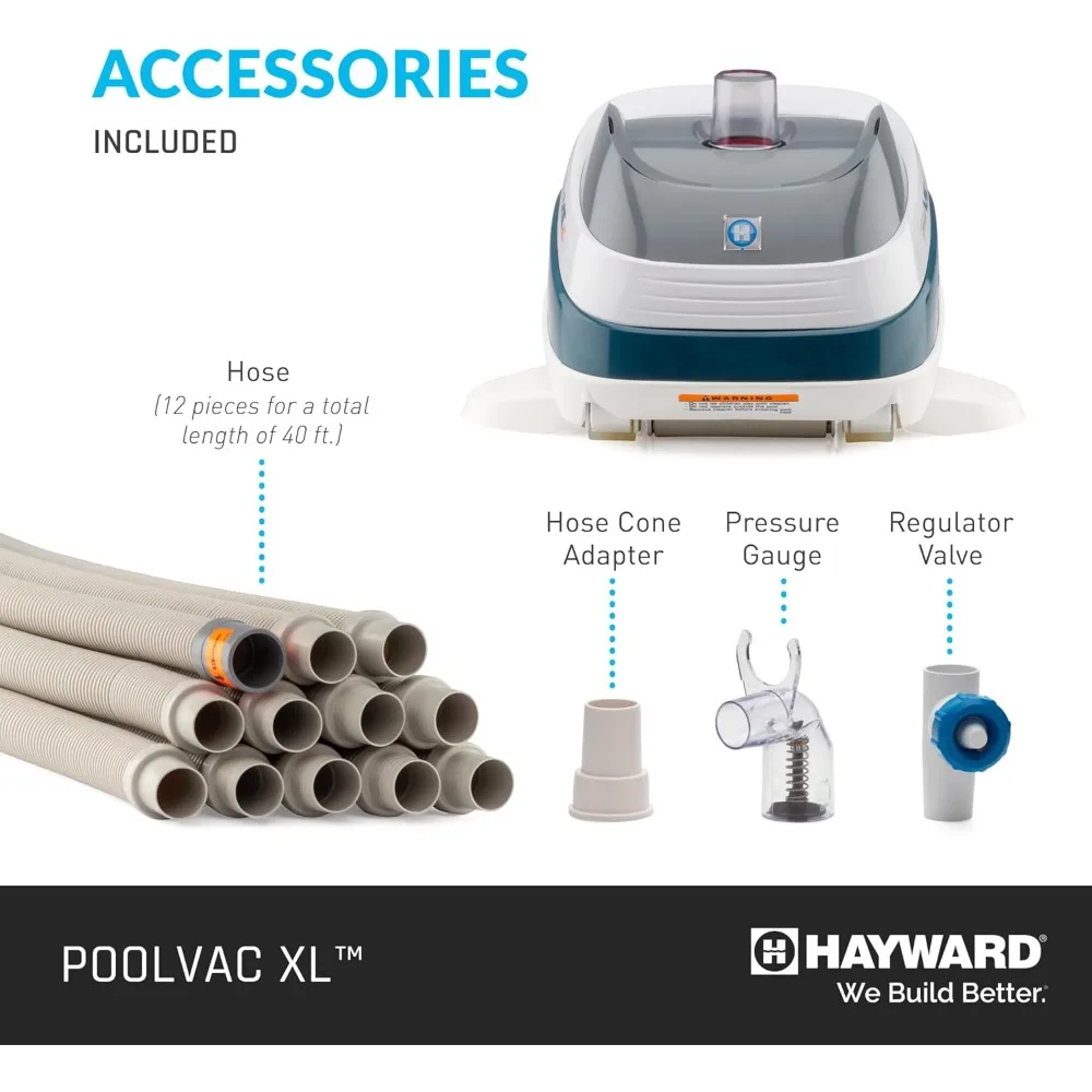 تصميم مبتكر - منظف حمام السباحة XL لحمامات السباحة المصنوعة من الفينيل حتى 20 × 40 قدمًا (مكنسة حمام السباحة الأوتوماتيكية) - شحن مجاني، عرض ساخن. #6