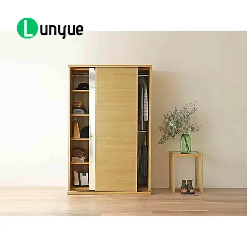 Modern Plywood Wardrobe Wooden Bedroom Closet Home Furniture Storage Cabinet for Living Room Durable Space Saving Hot Sale