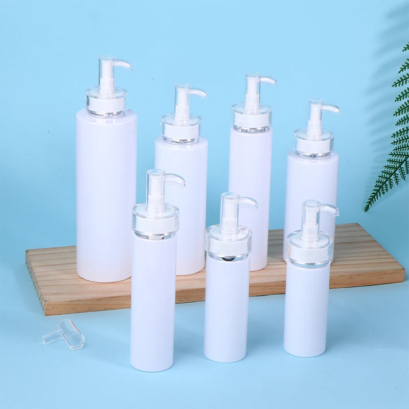 100/120/150/200 مللي موزع زجاجات مضخة السفر زجاجات محلول فارغة إعادة الملء حاوية مستحضرات التجميل الصحافة نوع النساء المكياج
