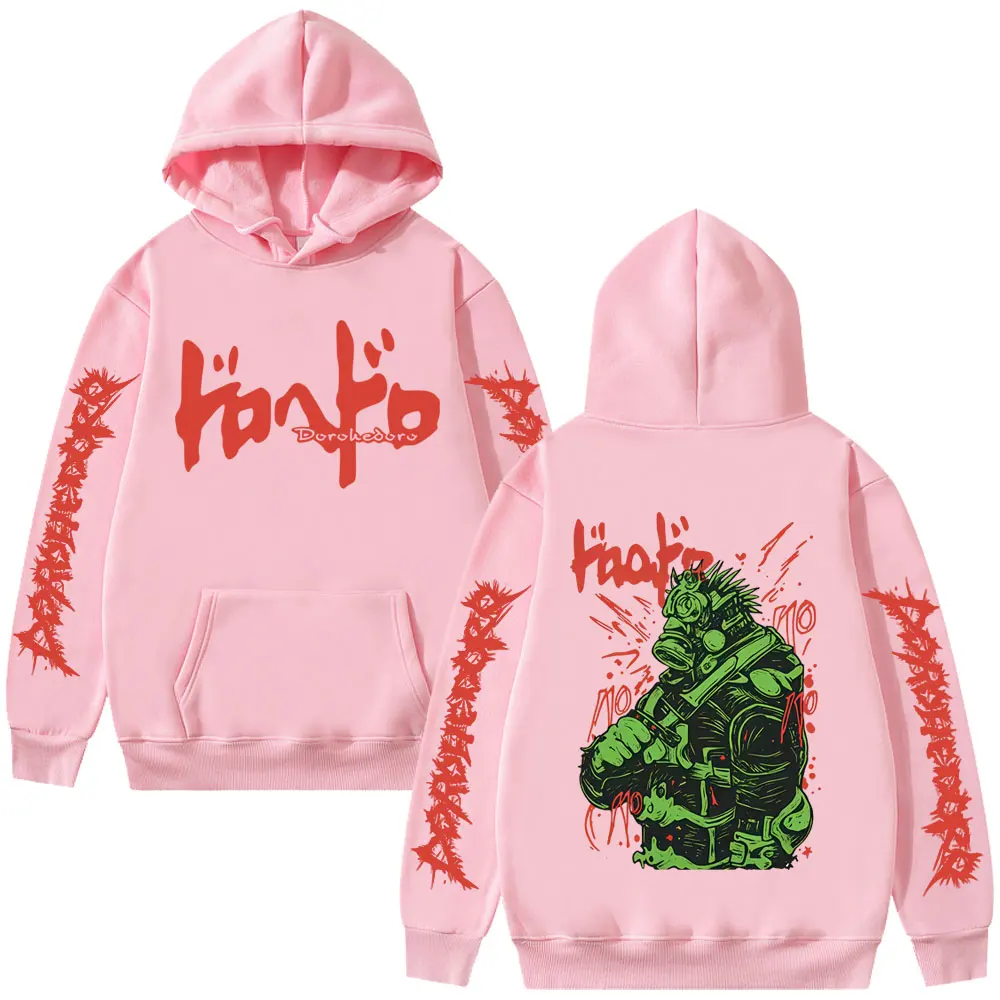 Anime dorohedoro bem-vindo ao caos kaiman gráfico hoodie masculino